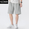 HLCOMANWOODSOON休闲短裤男士夏季新款针织五分裤男潮牌百搭宽松运动中裤