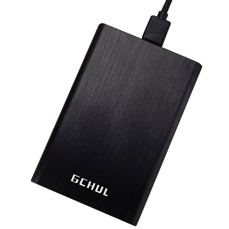 杰储(GCHUL)T1000 2T USB3.0 2.5英寸 移动硬盘 (计价单位:个) 磨砂黑色高清大图