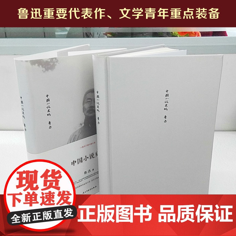 中国小说史略 鲁迅重要代表作 中国小说史开山之作 文学青年重点装备 民国国学大师胡适盛赞 精装珍藏本 民主与建设出版社高清大图
