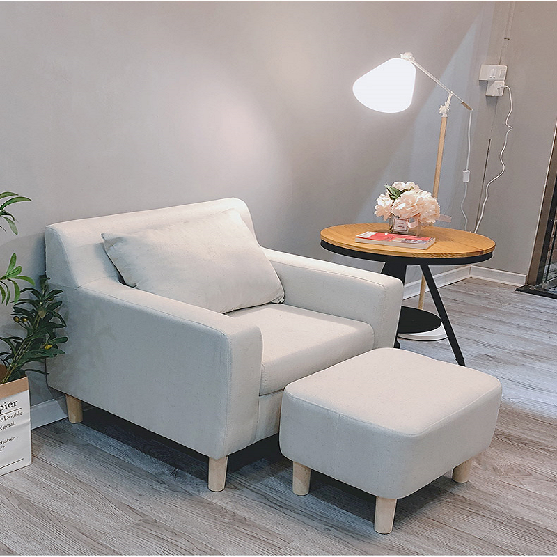 单人沙发卧室房间小沙发符象小户型北欧迷你单个沙发简易小型沙发