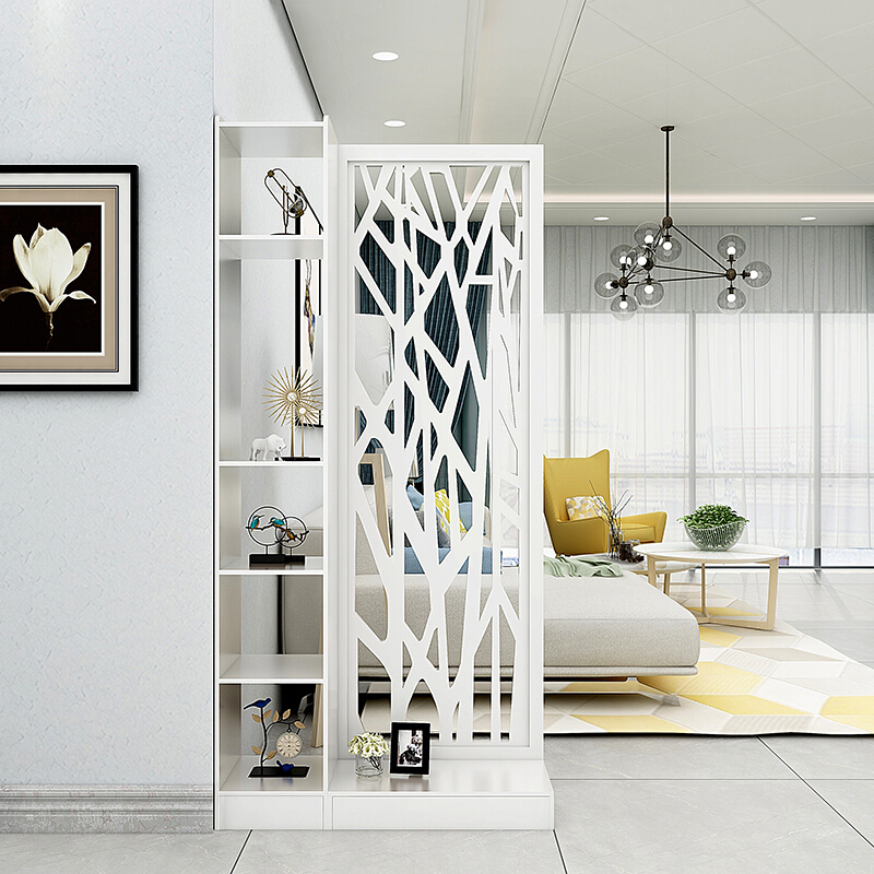 2020新款欧式客厅镂空花玄关柜屏风隔断简约现代厅柜间厅柜置物储物柜