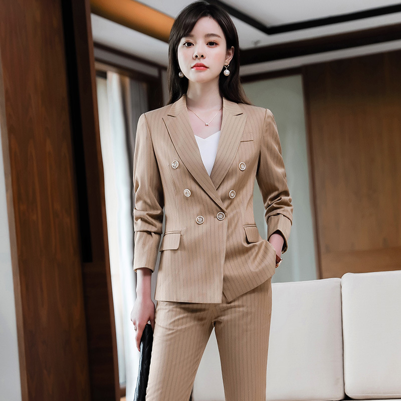 女先生职业女裤套装 经理职业装套装女总裁时尚上班气质女王范英伦风