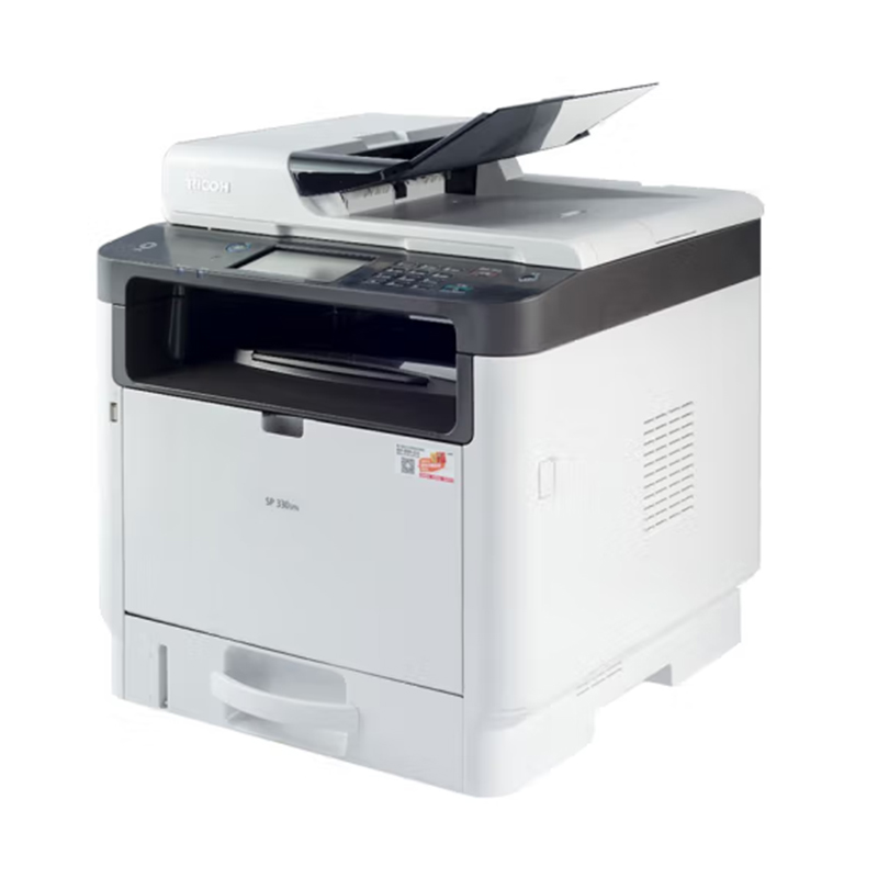 理光(RICOH) SP 330SFN A4黑白激光四合一多功能一体机 打印复印扫描传真高清大图