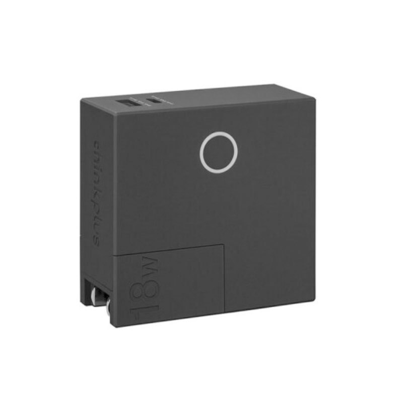 联想 thinkPlus充电宝移动电源 手机智能双模充电宝/充电器二合一 18W双口快充CTA18 暗夜黑