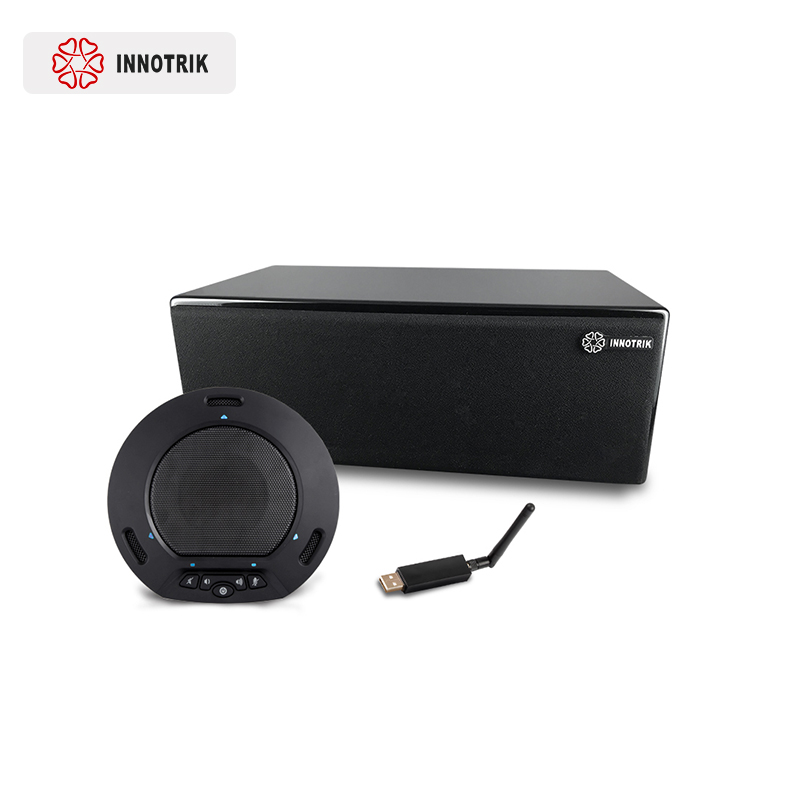 音络(INNOTRIK) I-30W PLUS 2.4G无线全向麦克风+有源数字音箱 黑色 全向麦克