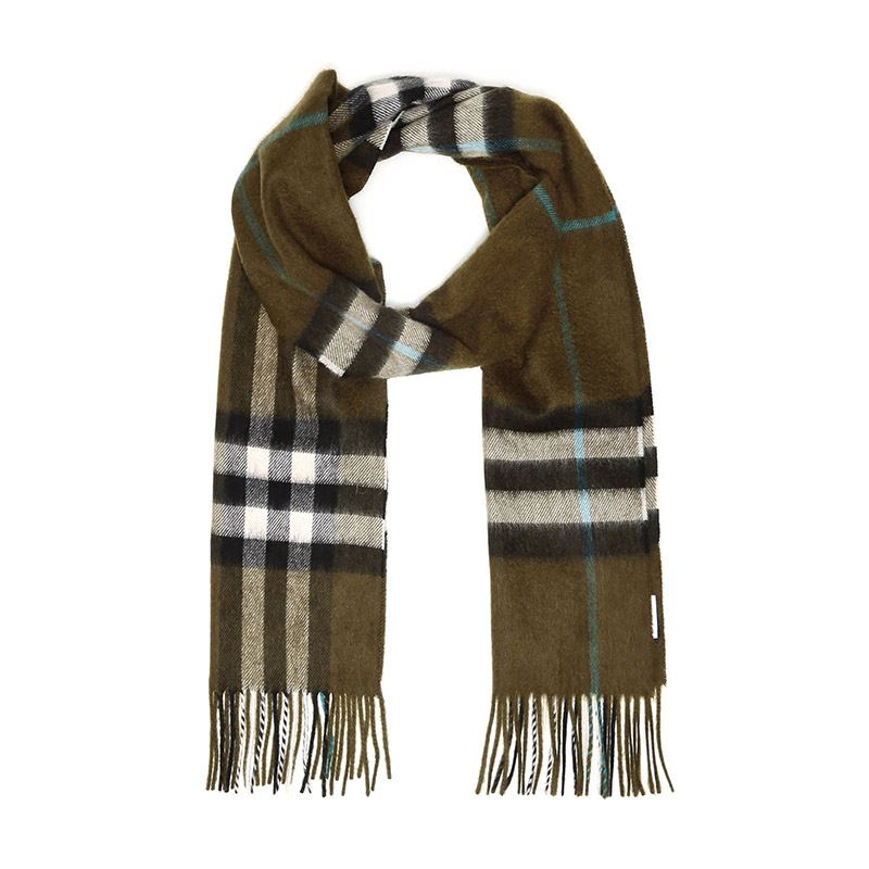 burberry博柏利女士格纹羊绒围巾80155241