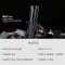 双枪(Suncha) KZ4060 耐高温光板合金筷子 10双装