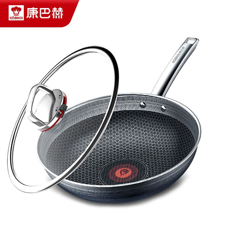 康巴赫(KBH)“双蜂窝”第六代蜂窝炒锅32厘米 KGH-C32A 个