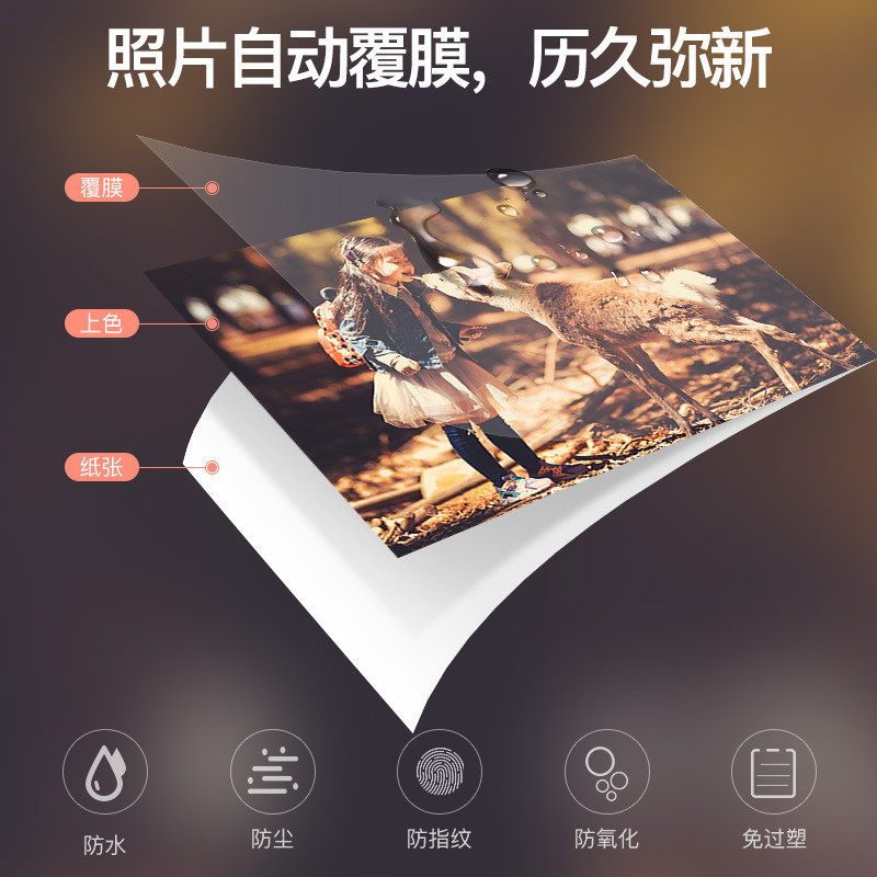 汉印CP4000L 无线蓝牙手机 彩色照片打印机 家用便携式迷你相片冲印热升华打印机 薄荷绿 套餐[主机+耗材1]