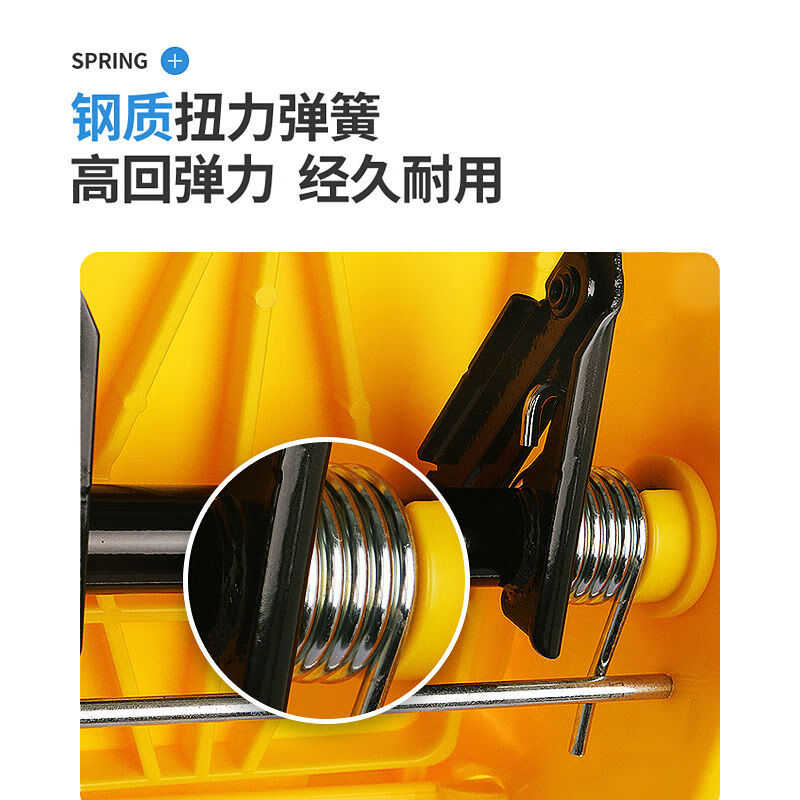 白云清洁榨水车拖把桶挤水桶洗拖把桶墩布清洁拖地桶加厚32L加大容量高清大图