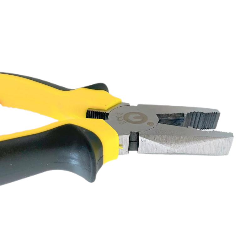 欧克 Ouke8英寸胶柄普抛钢丝钳老虎钳平口钳 8英寸200mm OK-3005高清大图