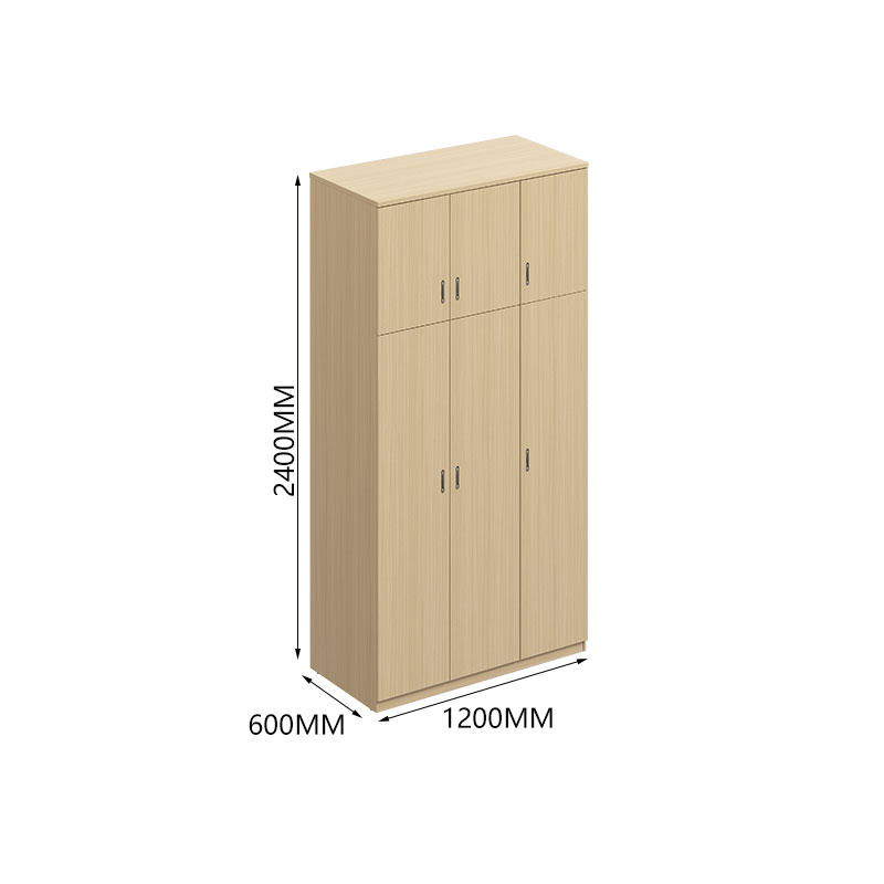 臻远 ZY-GYJJ35 公寓套房家具 宿舍更衣柜三门衣柜衣物收纳柜高清大图