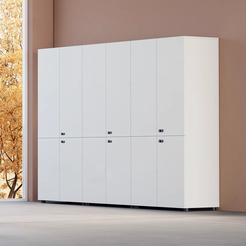 质凡现代简约办公柜 定制柜 400*500*2400mm高清大图