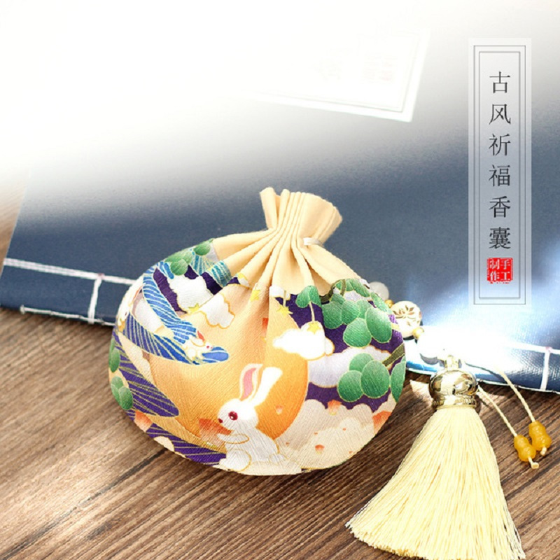 卓一生活(ZUEI)端午仿真丝古风祈福香囊
