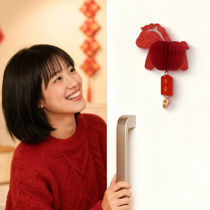 2026新款中国风马年生肖创意立体冰箱磁吸贴新年平安招财纳福装饰高清大图