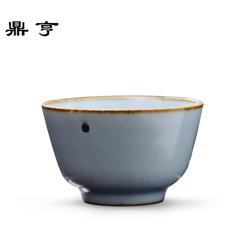 鼎亨 南部rokuro纯手工品茗杯 景德镇陶瓷茶杯 功夫茶具闻香杯