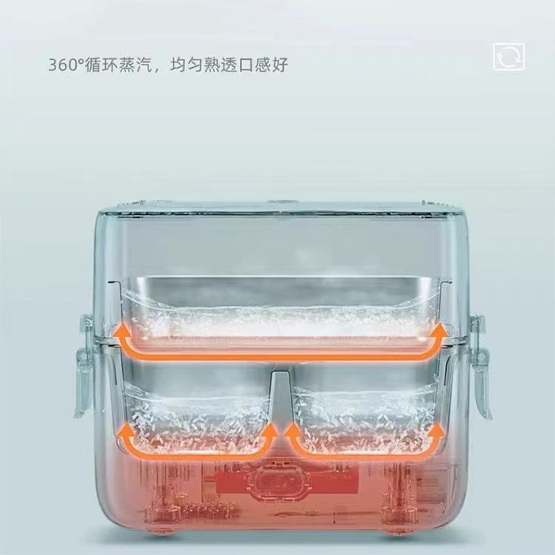 电热饭盒可插电保温小熊电热饭盒 DFH-B12E1高清大图