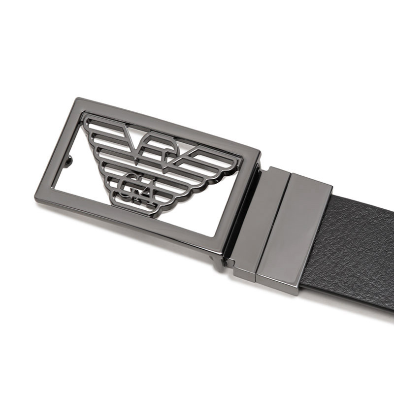 阿玛尼emporioarmani男士可裁剪双面旋转皮带腰带y4s507y134j