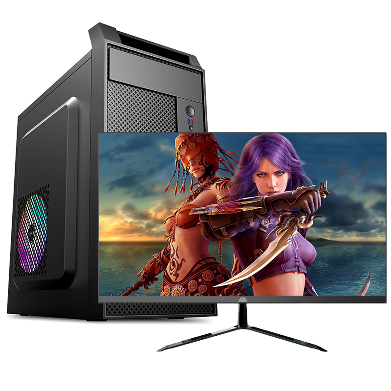 铭能 新11代酷睿i7 11700八核/GTX1650独显/16G DDR4内存/512G固态 组装机 台式电脑 台式机 电脑主机 家用办公电脑3D设计学生游戏电脑+21.5英寸