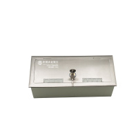 金穗慧采 6645 CHDIYI不锈钢带锁磨砂雕刻面板三位(个) 120X300X80