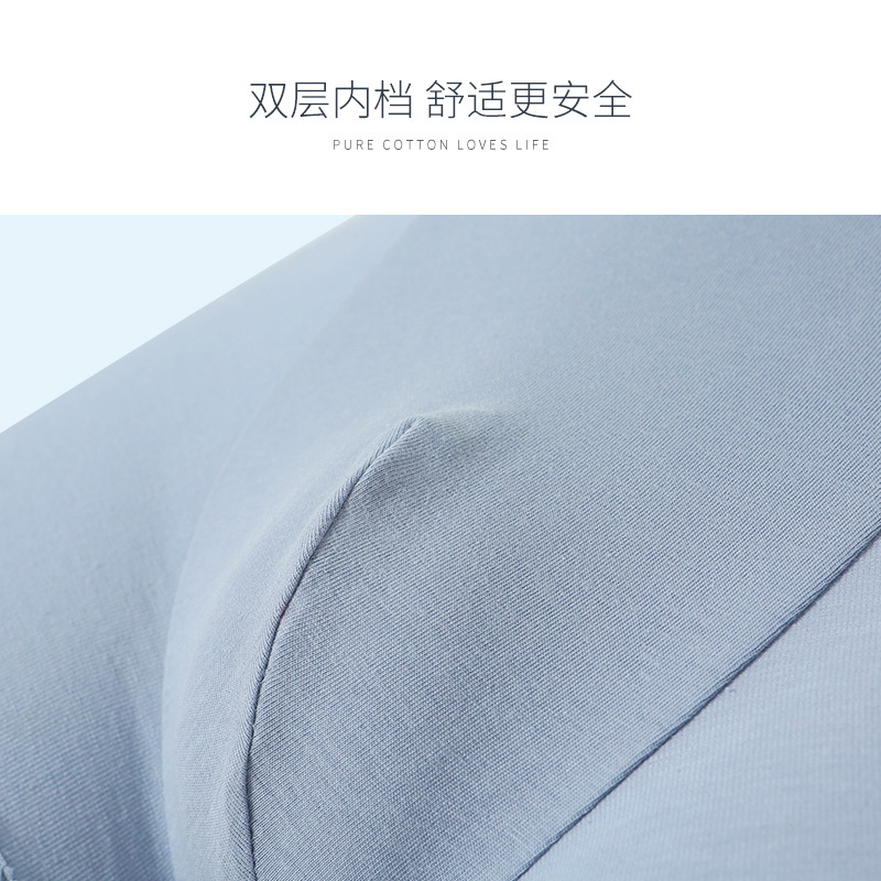 洁丽雅男士内裤夏季纯棉裆四角裤薄款透气平角短裤男生裤衩裤头