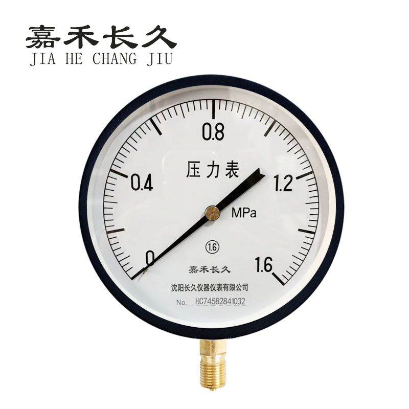 嘉禾长久+压力表检测定制型+Y200+块 0-1.6Mpa