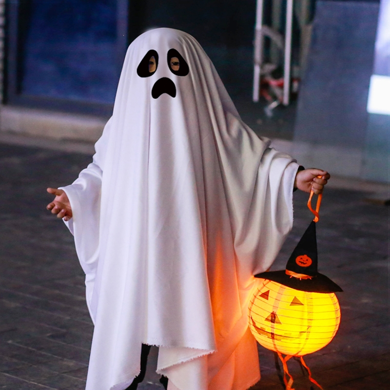 法耐万圣节儿童服装男童女幽灵服饰cos衣服鬼装扮哈佬喂亲子成人服饰
