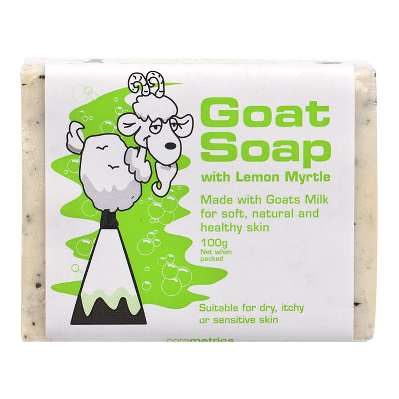 澳洲进口Goat Soap手工山羊奶皂柠檬味香皂100g/块 保湿补水 滋润营养 深层清洁 各种肤质通用