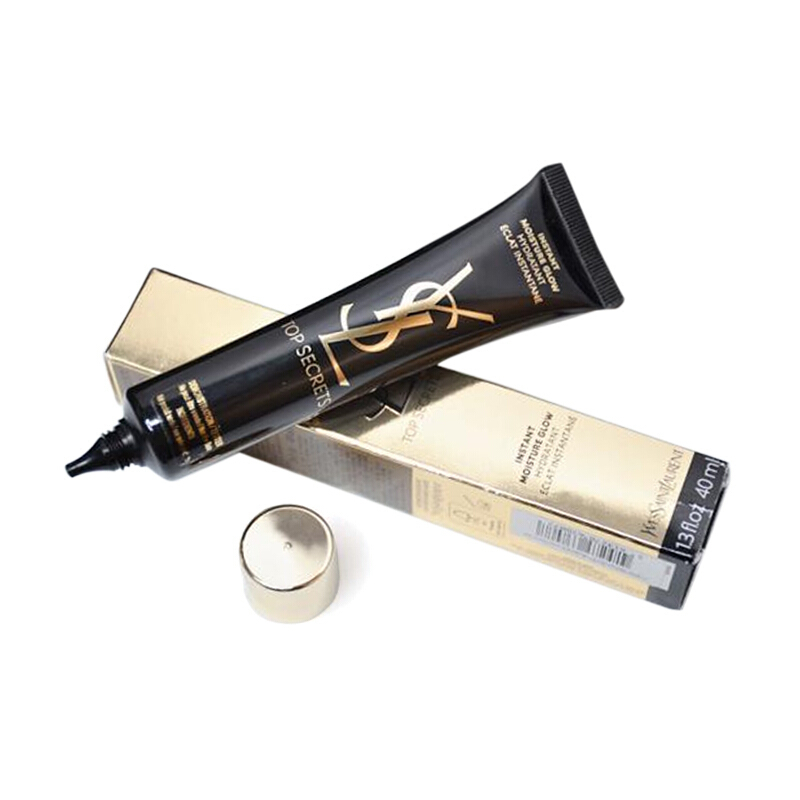 YSL 圣罗兰 名模肌密光灿水凝露 40ml 黑丝缎妆前乳 遮瑕保湿补水定妆 粉底液粉色系