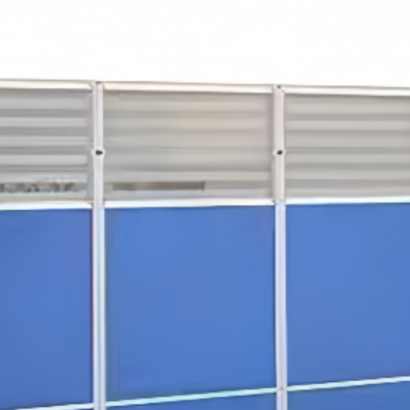 豫龙都二次安检隔断100*180cm个高清大图