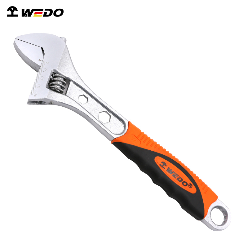 维度(WEDO)WD239-12 塑柄活扳手 铬钒钢 12寸(300mm)活口扳手 活络扳手高清大图