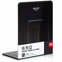 得力 9264金属立架7英寸 2片/付 黑色