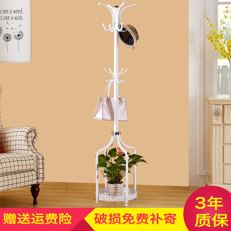 衣架落地卧室挂衣帽架简易衣服架子韩式家用经济型简约现代衣帽架高清大图