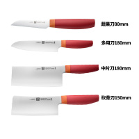 双立人(ZWILLING) Classic 30cm中式炒锅22件套 炒锅不粘煎锅铸铁锅蒸笼压力锅具刀具炊具料理机套装