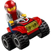 乐高(LEGO)城市系列 全地形车赛车队 60148 5-12岁 239块 积木塑料玩具 200块以上