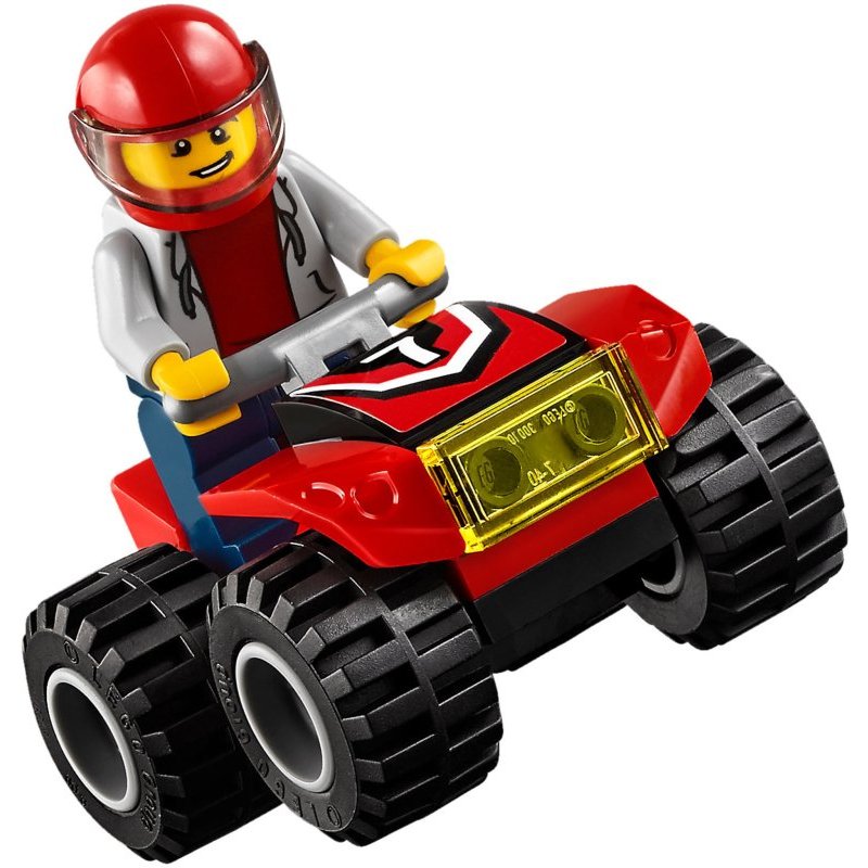 乐高(LEGO)城市系列 全地形车赛车队 60148 5-12岁 239块 积木塑料玩具 200块以上