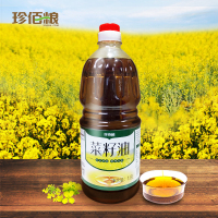 珍佰粮 菜籽油 1.8L/桶 桶装压榨菜籽油 食用油 油