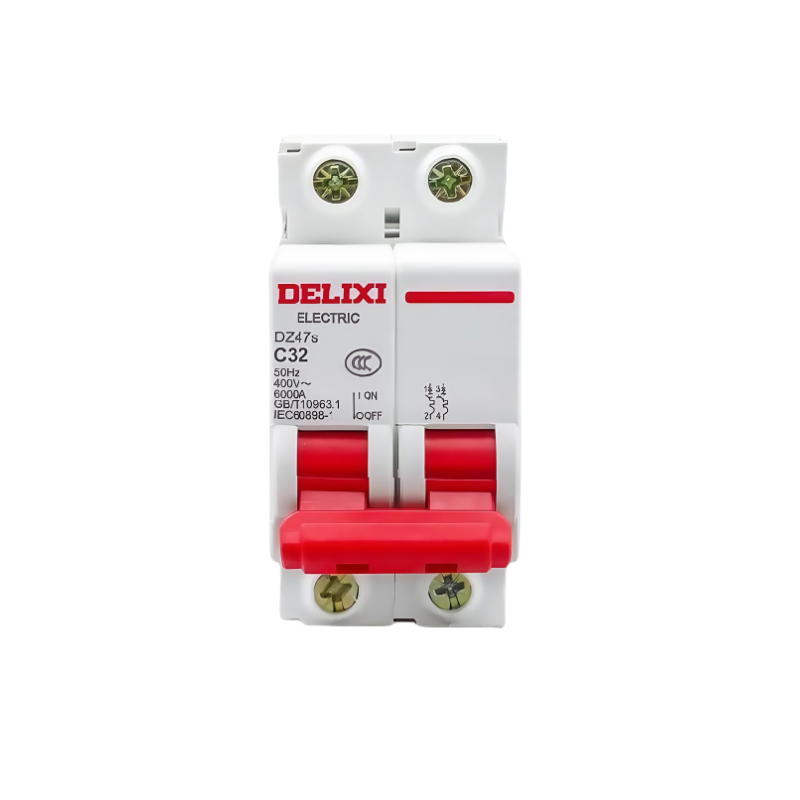 德力西空气开关带漏保护型号:DZ47SLES C型2P10A 单位:个高清大图