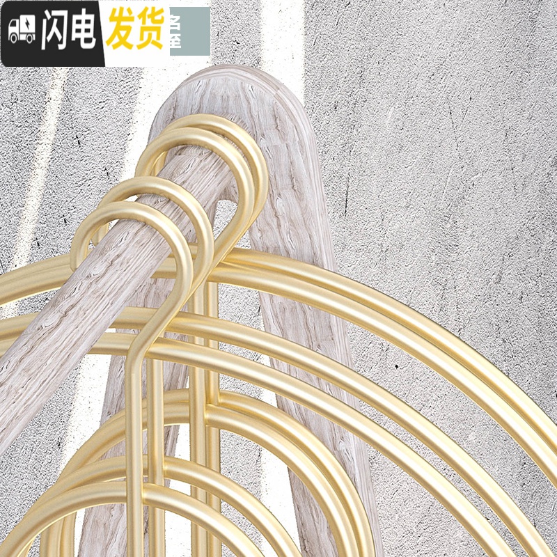 三维工匠铝合金晒被子床单旋转晾衣架圆形阳台晾被套螺旋式晒衣架 土豪金色(铝合金不生锈挂钩可折叠可悬挂) 1晾衣架配件高清大图