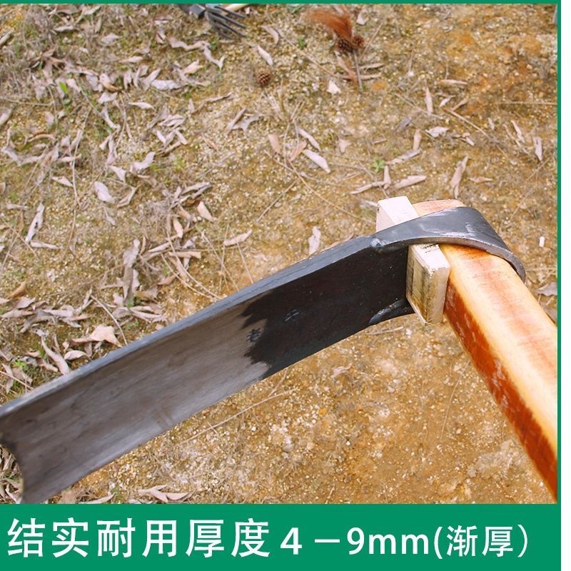条锄中号 大锄头农具种菜家用挖土开荒锄头全钢挖笋专用翻土地农用老式锻打