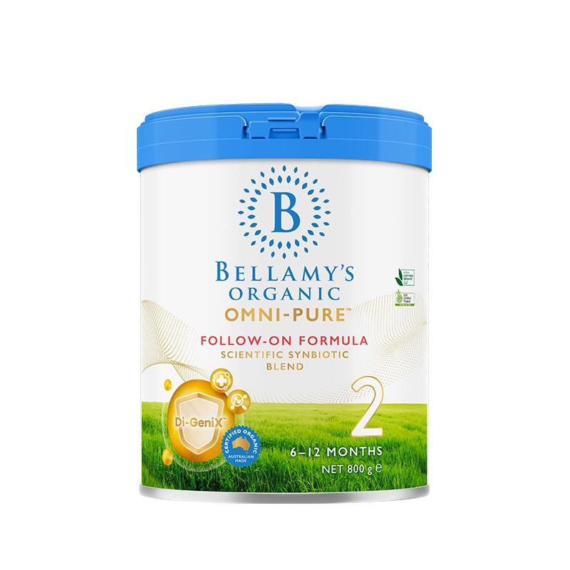 原装进口Bellamy’s贝拉米卓越 OMNI-PURE有机婴儿配方奶粉3段0-6个月800g高清大图