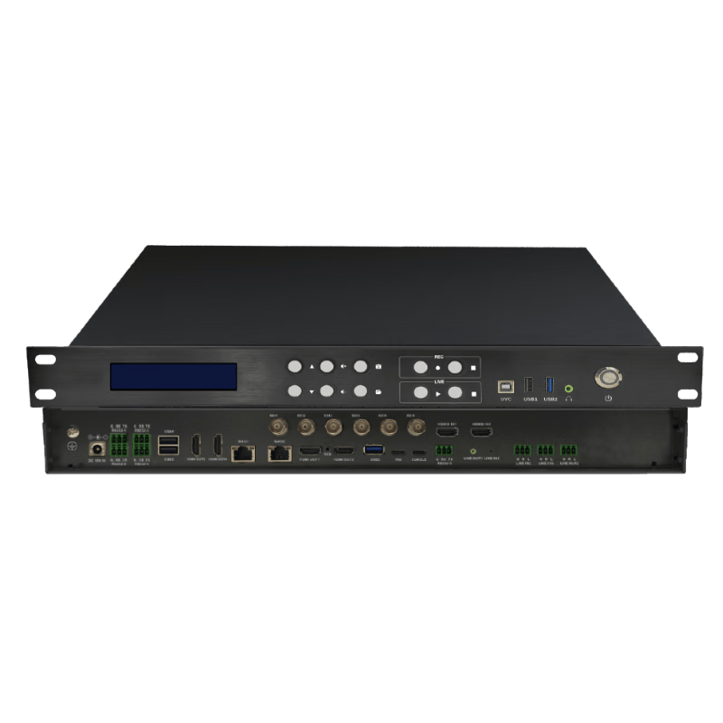 戴浦(DAIPU)4K超高清多路SDI/VGA/HDM直播点播一体机DP-T500录制/导播4方远程互动嵌入式录播主机高清大图