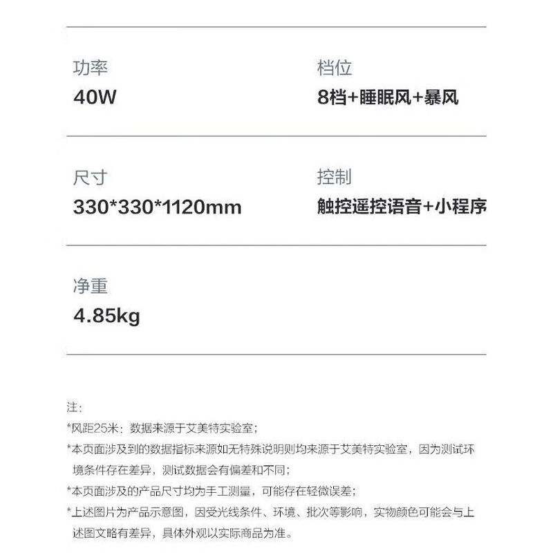 艾美特 循环扇 FA23-SRD209高清大图