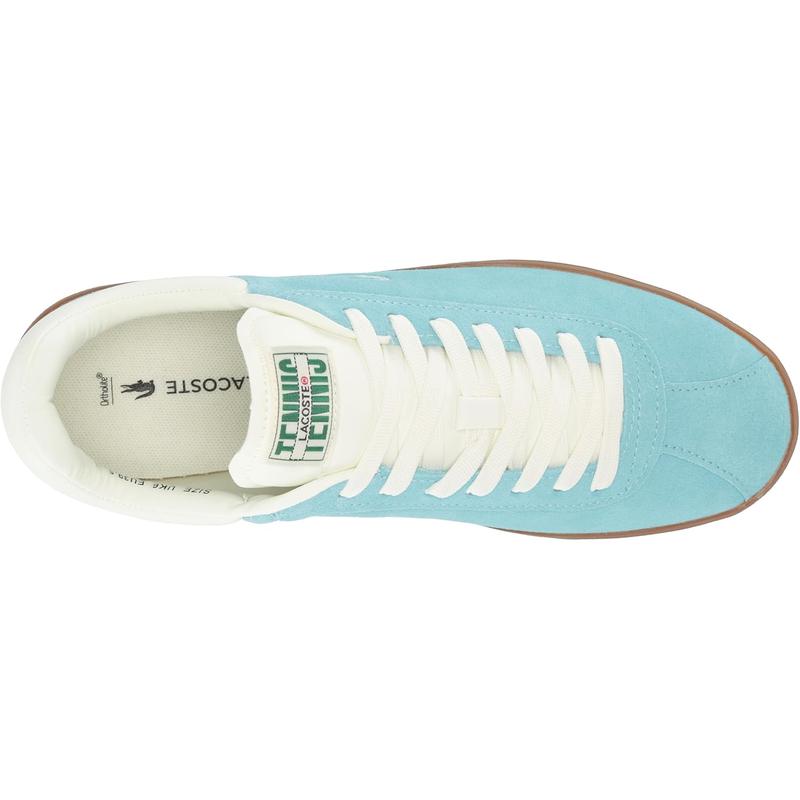 Lacoste女鞋新款百搭休闲板鞋舒适运动潮流拼色真皮小白鞋高清大图