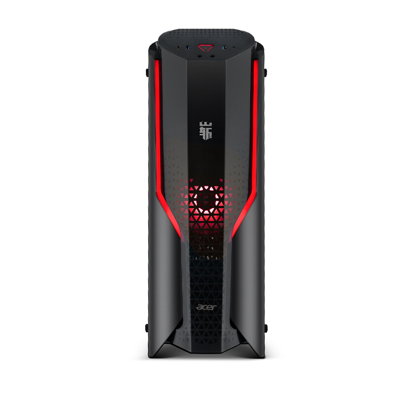 宏碁(acer) 暗影骑士·崭电竞游戏台式机吃鸡主机家用商务办公电脑畅玩赛博朋克吃鸡永劫无间(11代酷睿i5-11400F 16G 512SSD RTX3060Ti 8G)高清大图