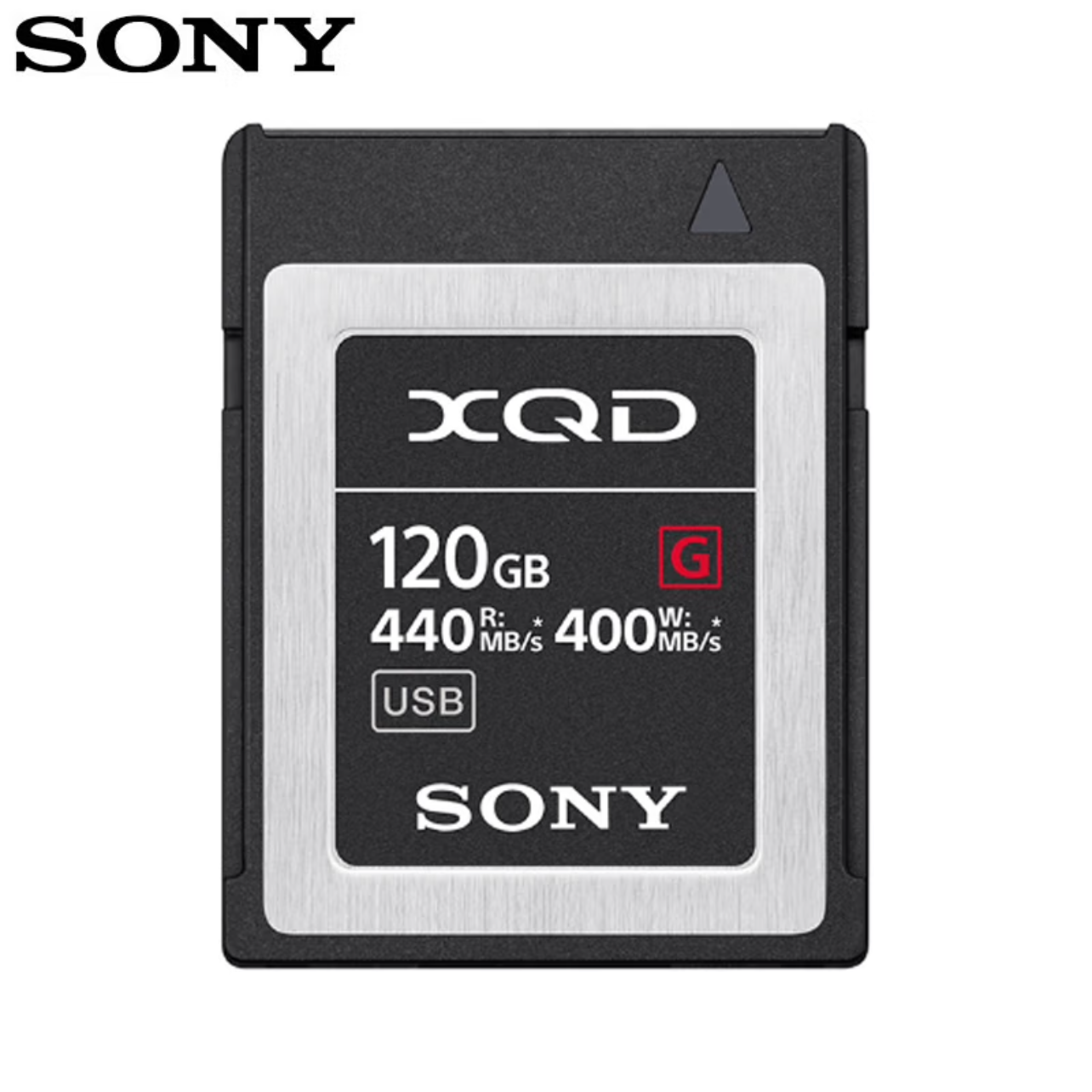 索尼/SONY 120GB XQD存储卡 G系列 QD-G120F 4K视频录制 读440MB/s写400MB/s 一张高清大图