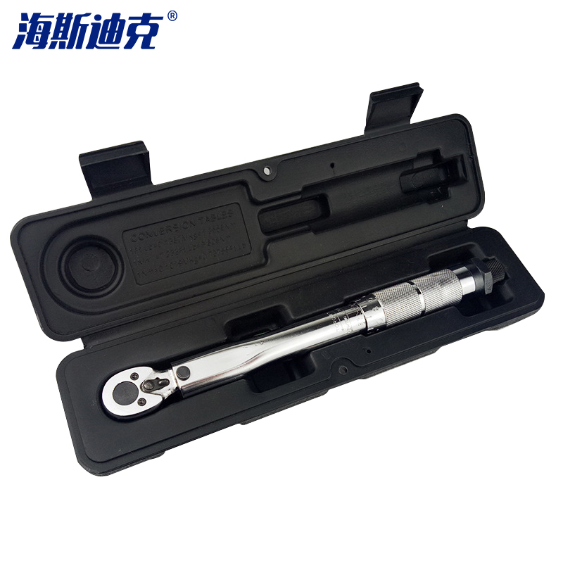 海斯迪克 gnjz-221 预置式扭力扳手 力矩扳手可调公斤扳手 小扭力扭矩扳手 犁头扭力扳手1/4“ 6mm
