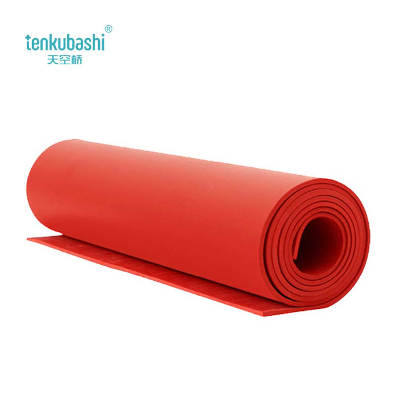 天空桥 绝缘胶垫 红色10mm*1m*10m 卷高清大图