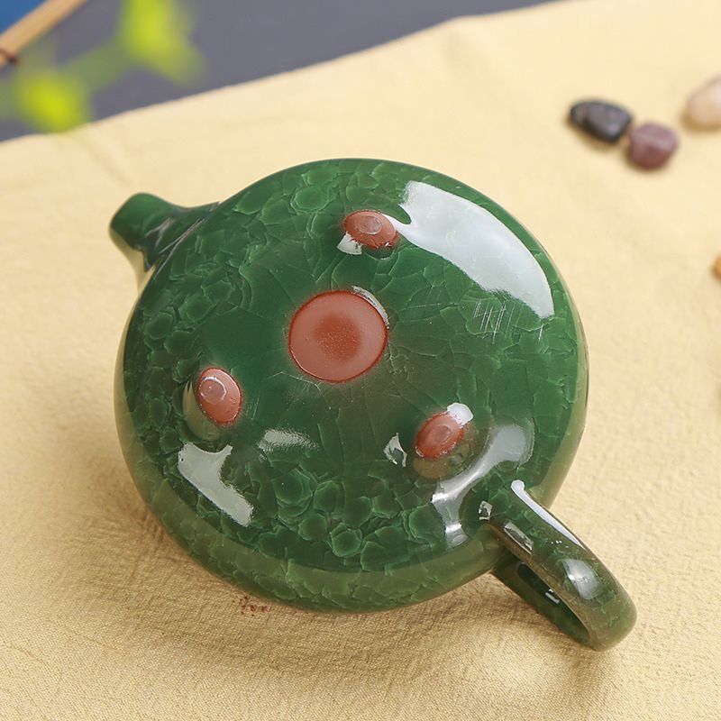 陶瓷冰裂釉功夫七彩茶具套装
