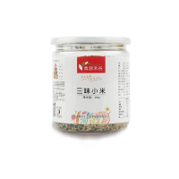 青源禾谷 三味小米350g罐装 黄小米 黑小米 黑芝麻杂粮粥组合 粥原料黑小米混合杂粮 杂粮粥